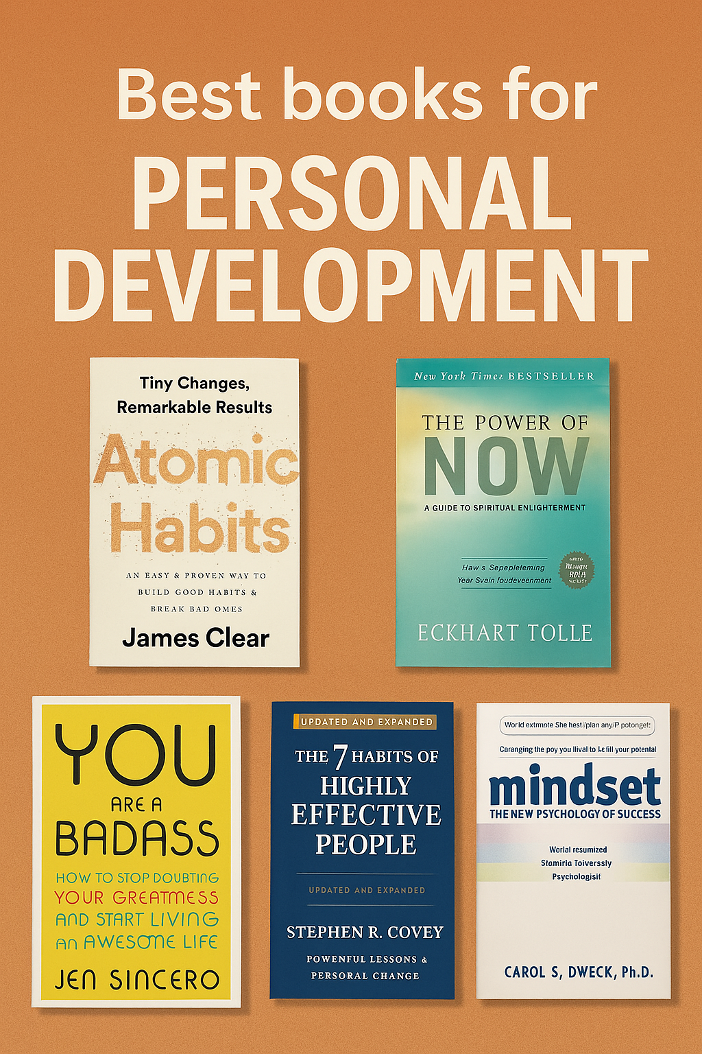 Top 5 Life-Changing Personal Development Books to Read in 2025