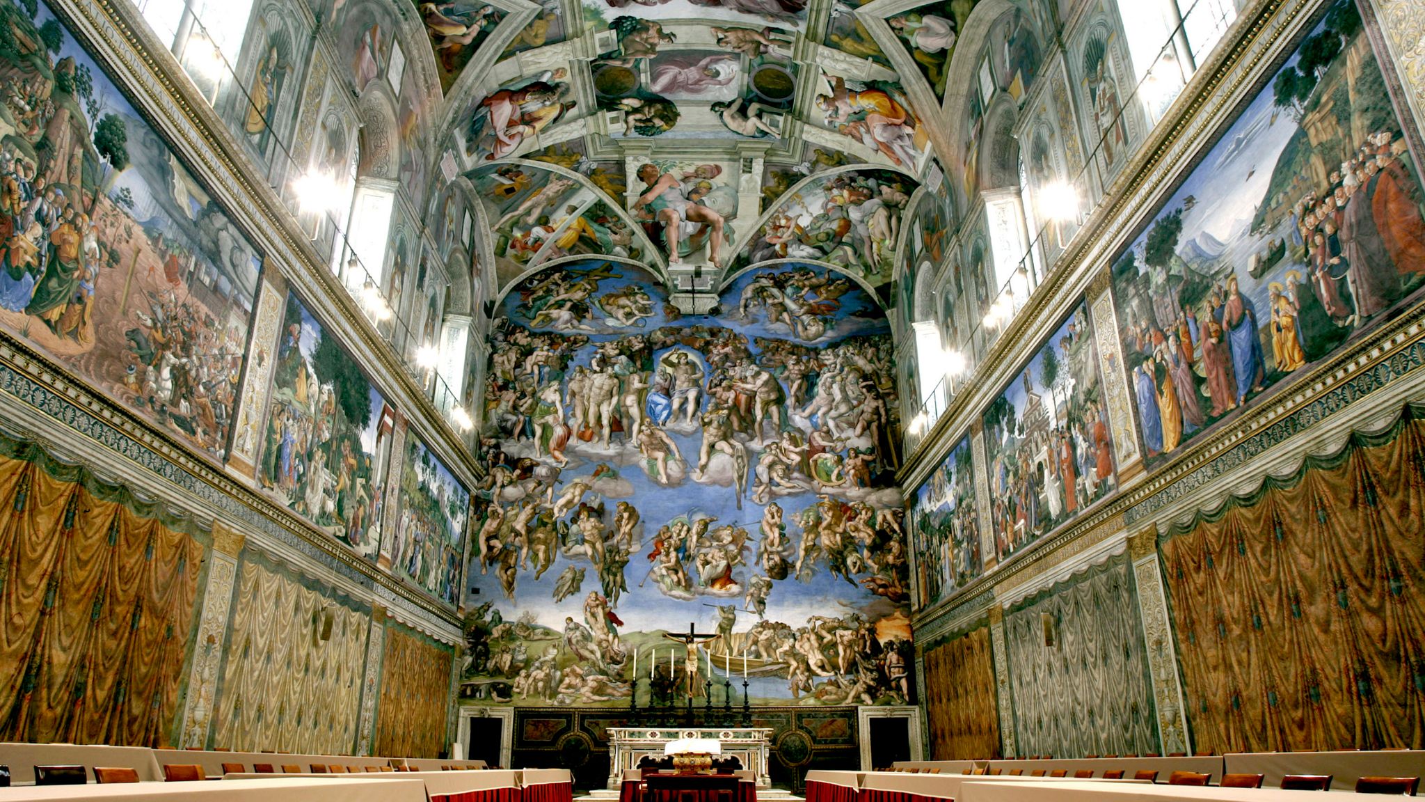 The Famous Sistine Chapel Setup
